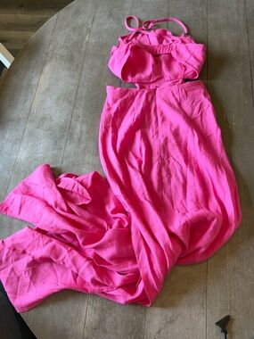 Showpo Hot Pink Maxi Dress